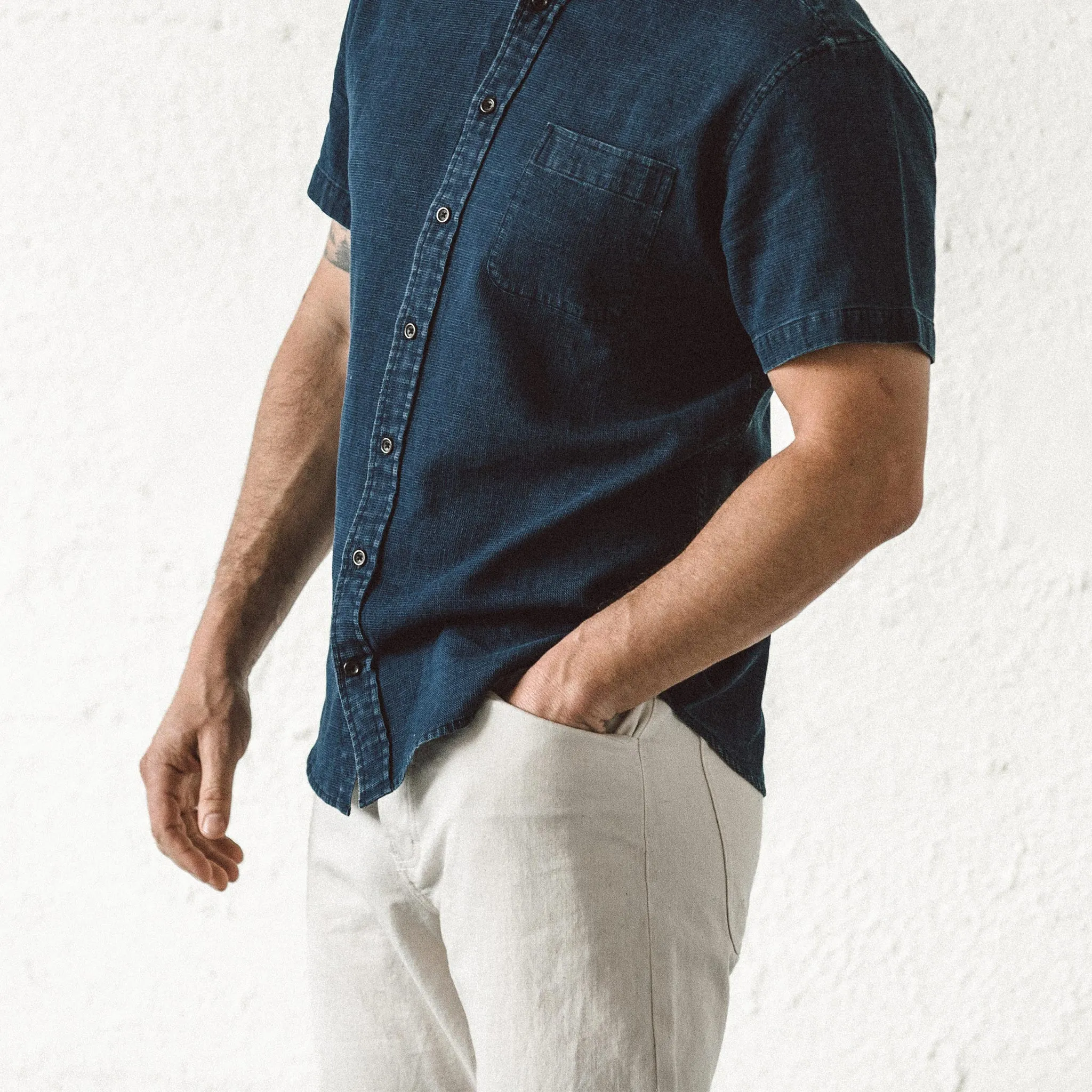 The Camp Pant in Organic Natural Selvage