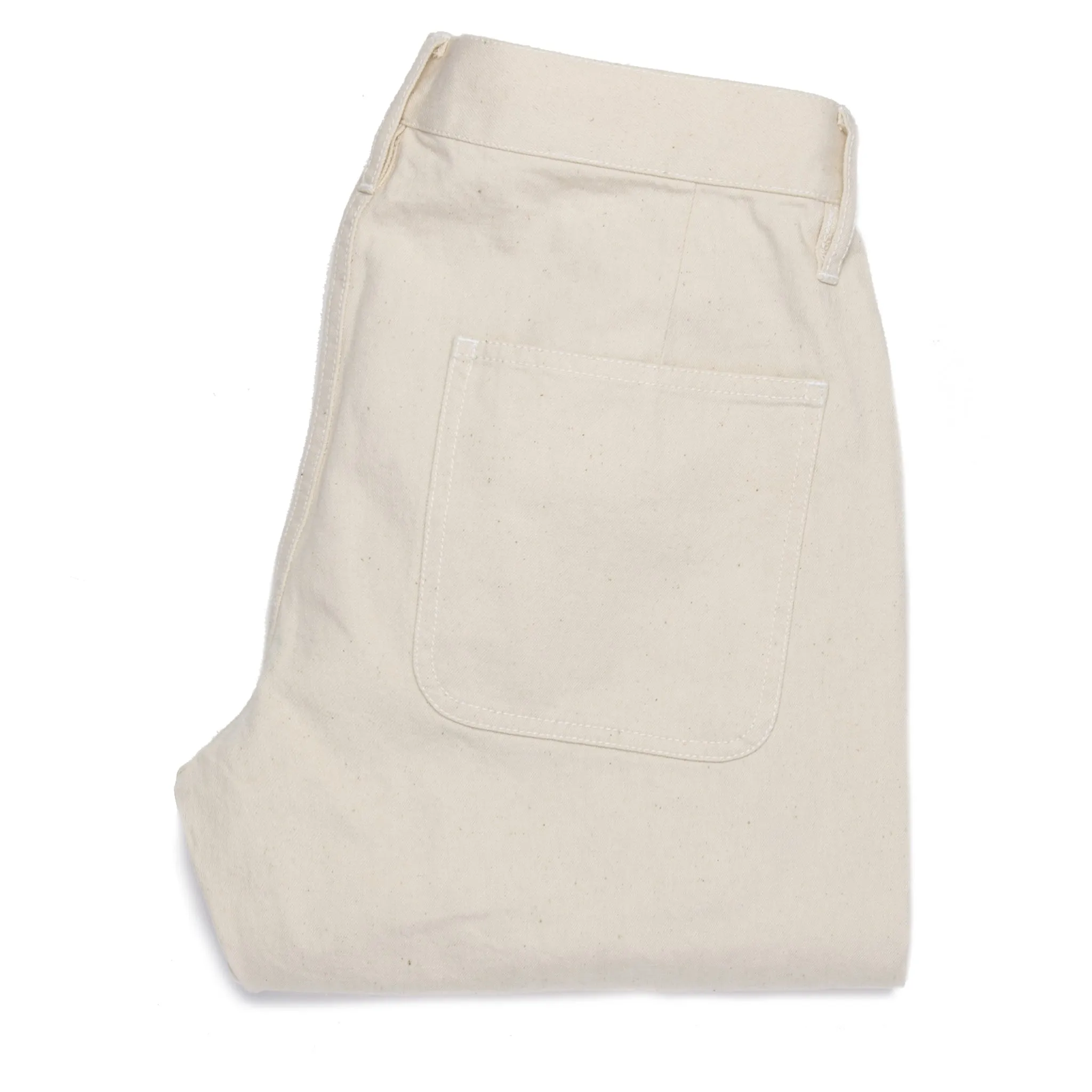 The Camp Pant in Organic Natural Selvage