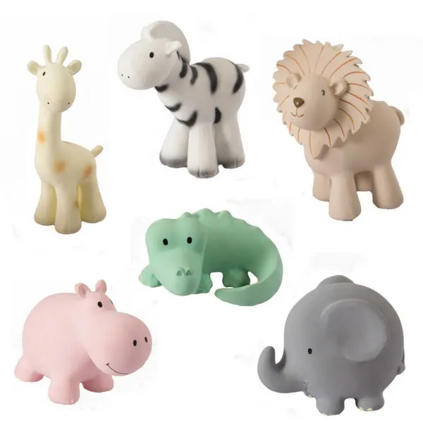 Tikiri Rubber Teether - Hippo