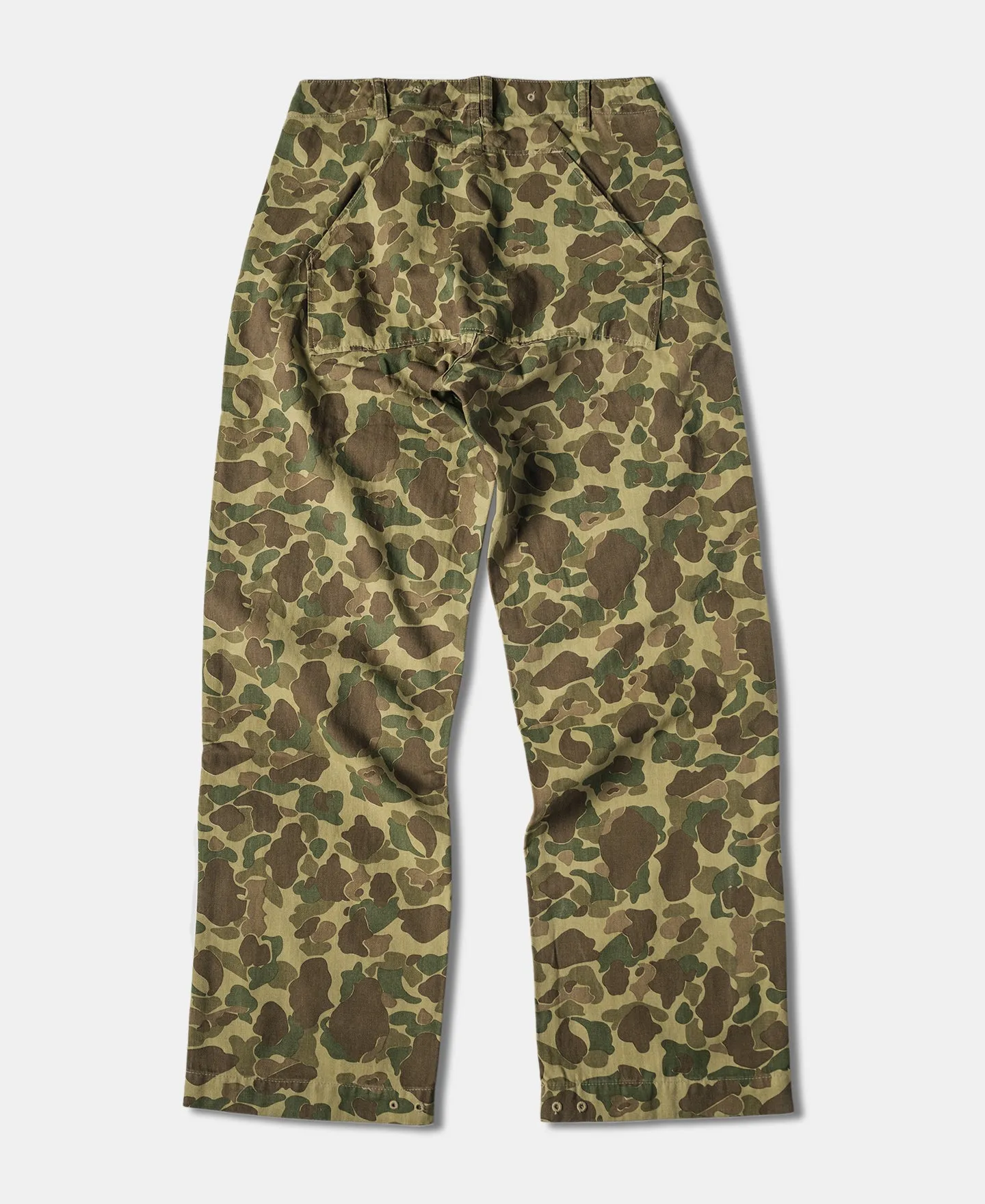 US Army M-1943 Herringbone Cotton Camouflage Pants (Modified)