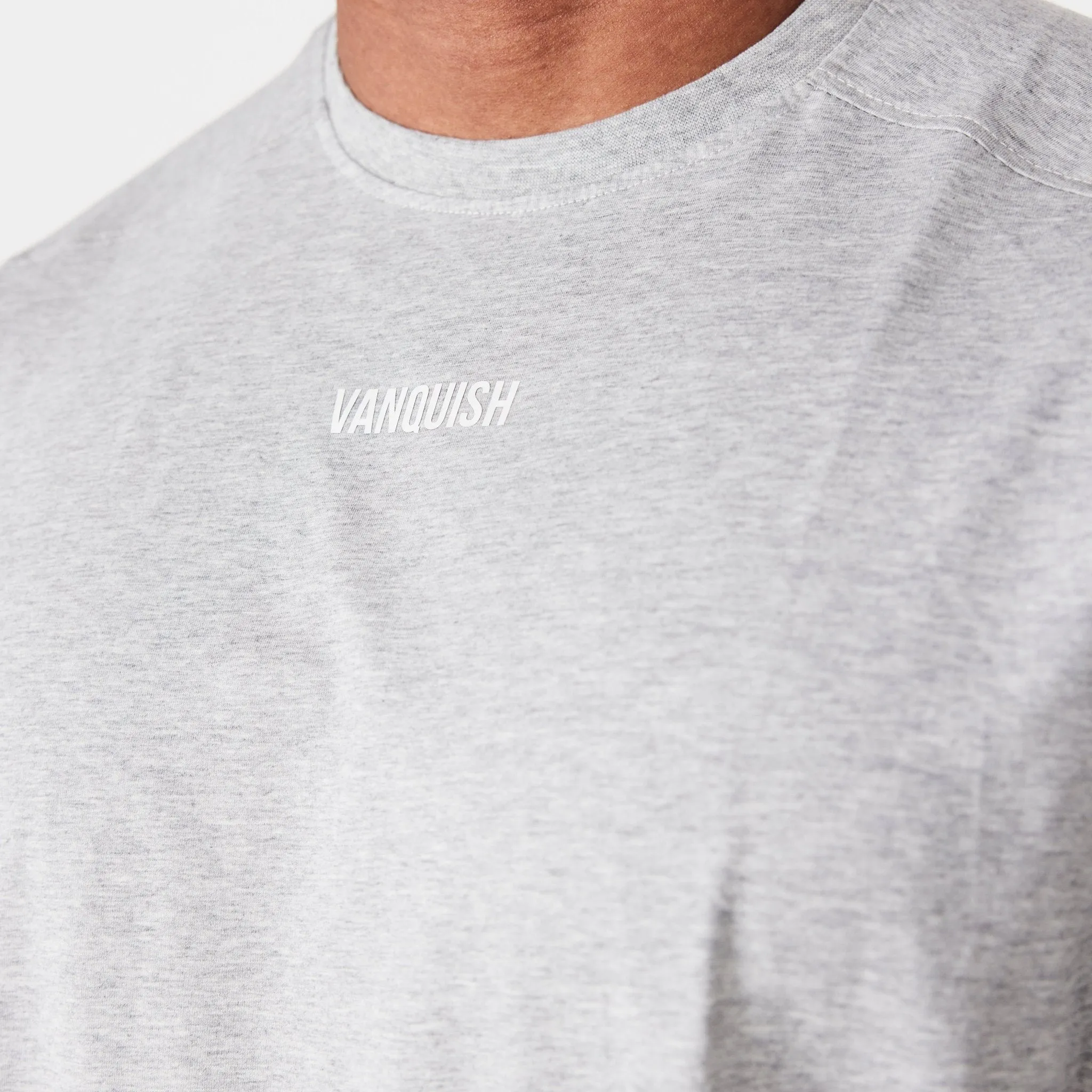 Vanquish Essential Grey Oversized T Shirt