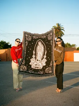 Virgencita Throw Blanket