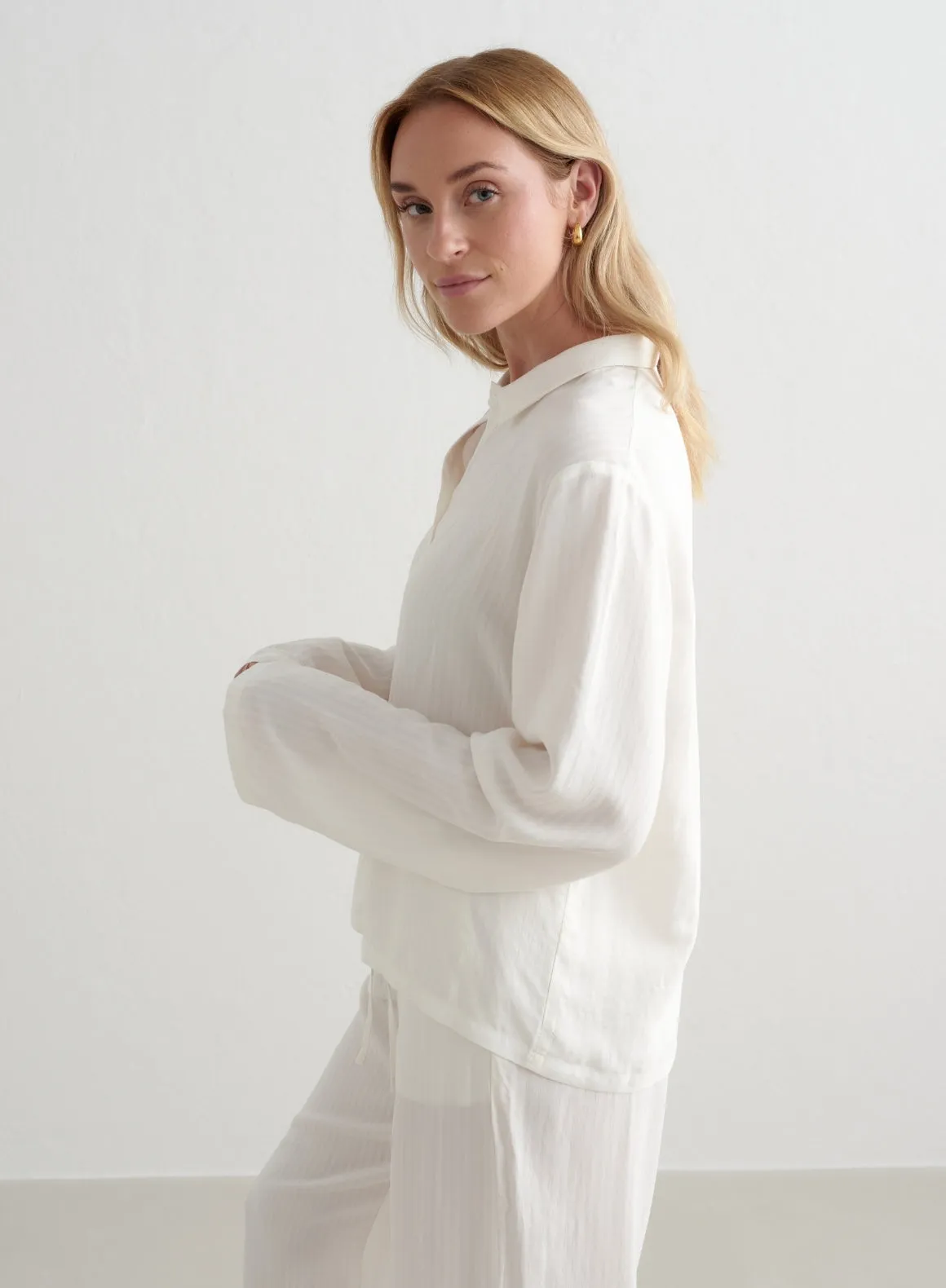 White Pyjama Shirt