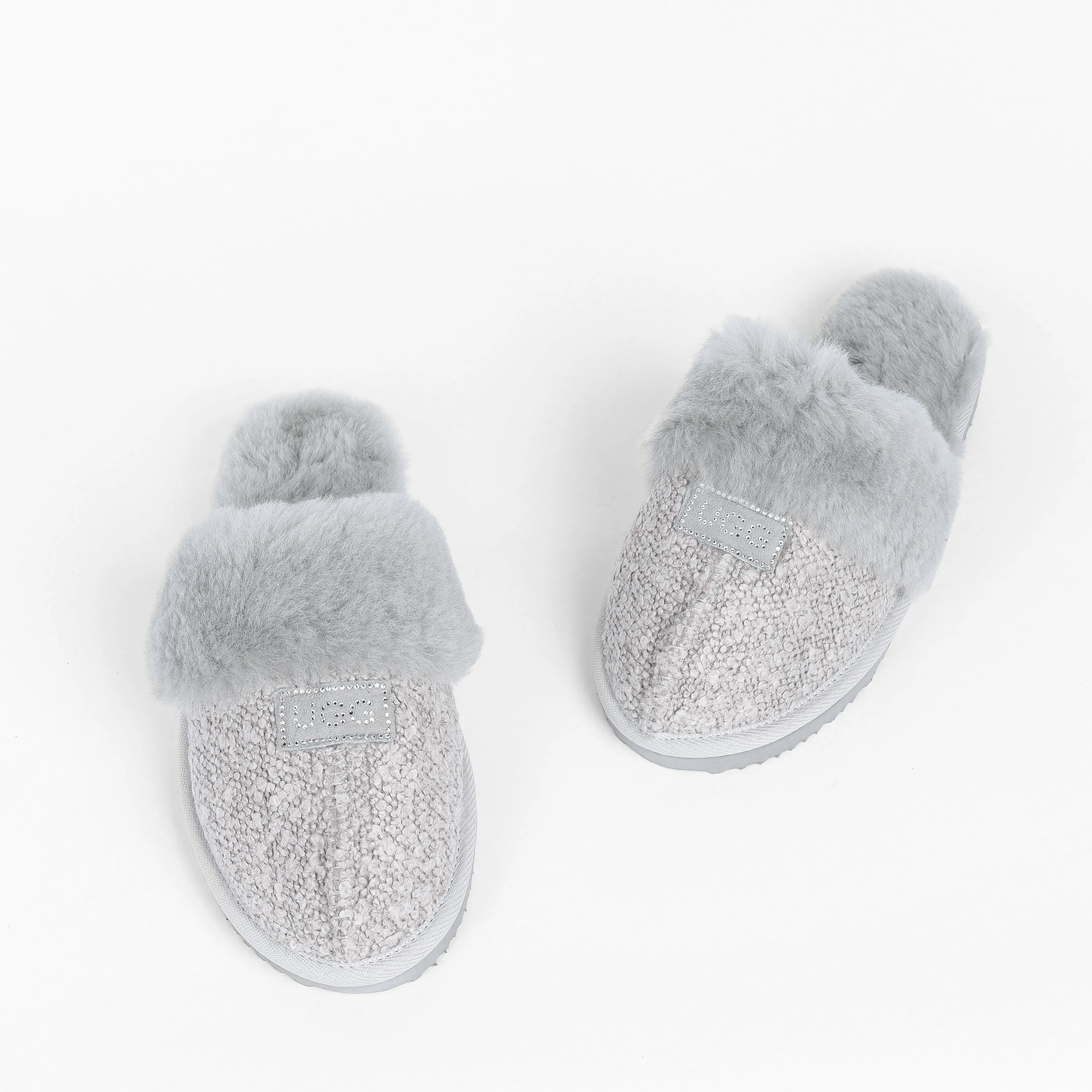 Women's Luxe Boucle Designer Slippers