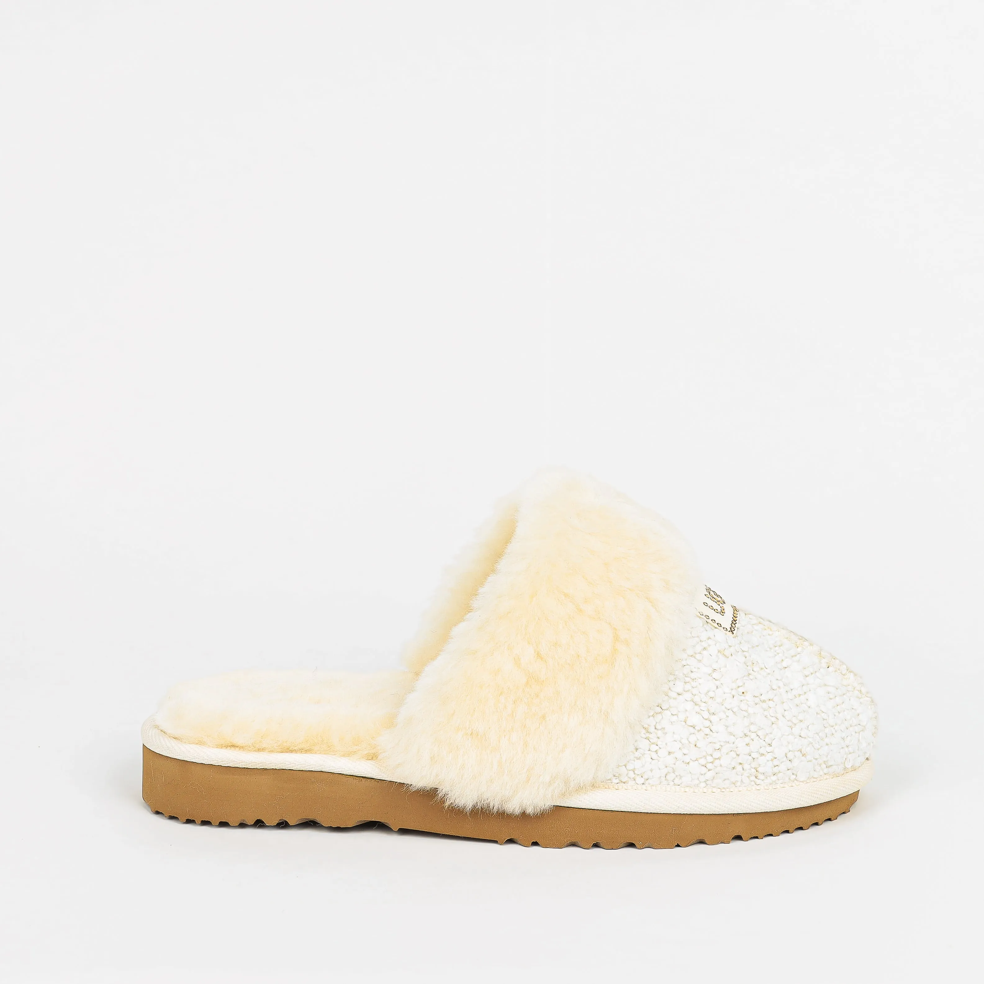 Women's Luxe Boucle Designer Slippers