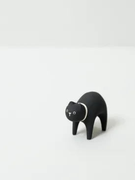 Wooden Animal - Black Cat