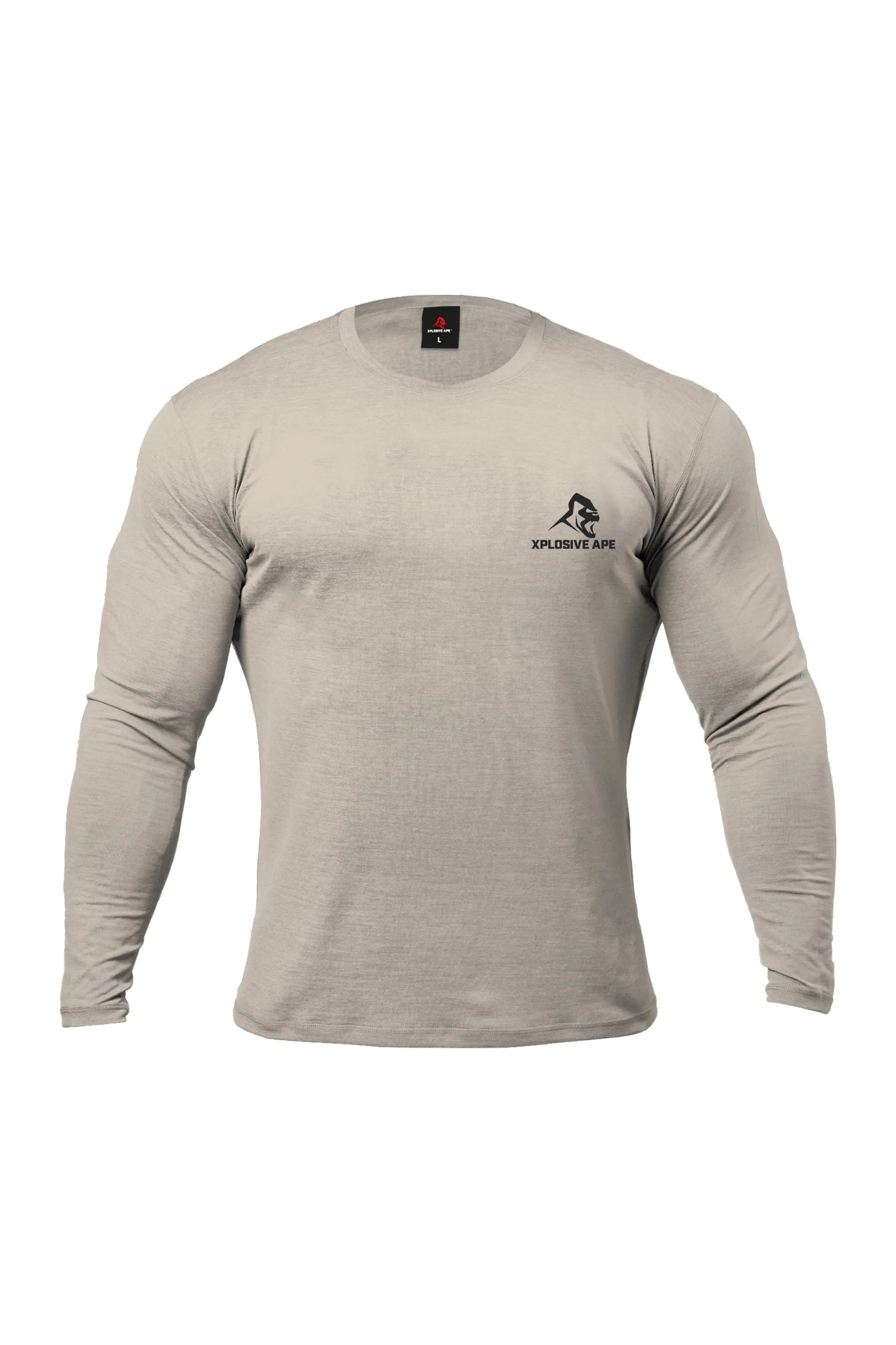 XAPE Classic Long Sleeve Tee - Sand