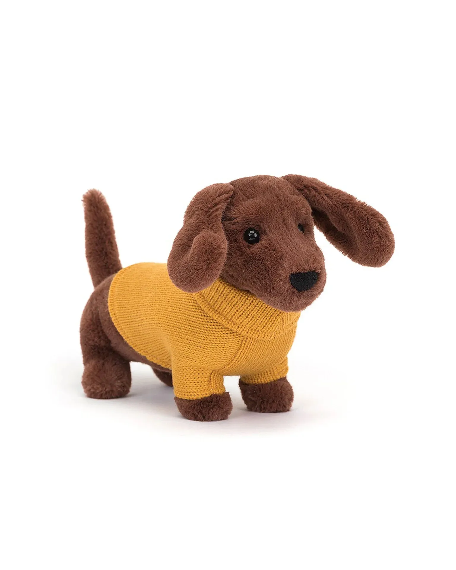 Yellow Sweater Sausage Dog Jellycat