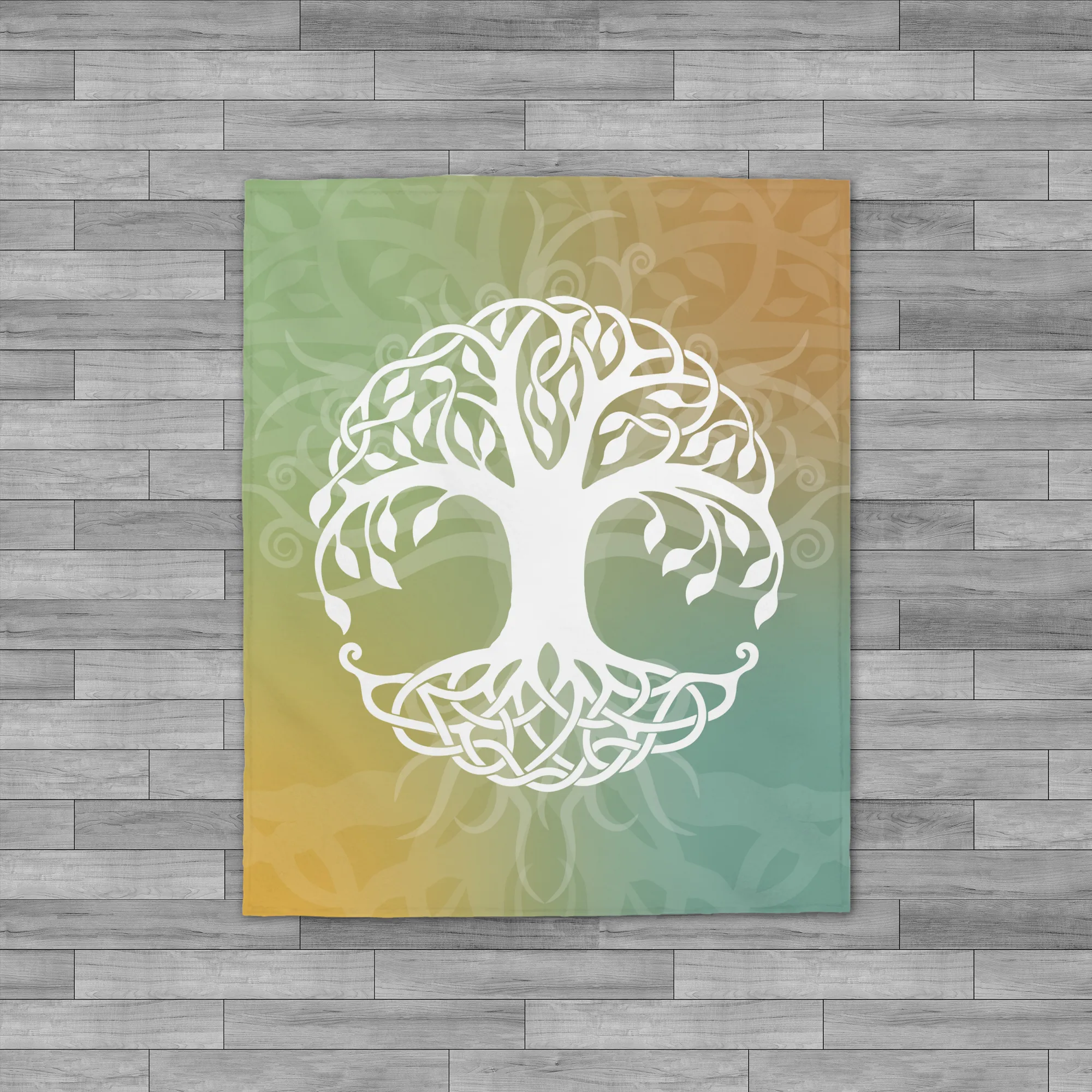 Yggdrasil World Tree of Life Velveteen Plush Throw Blanket