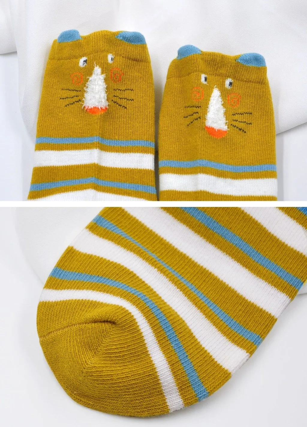 ZFSOCK Cute Animal Design Socks for Kids, 5 Pairs